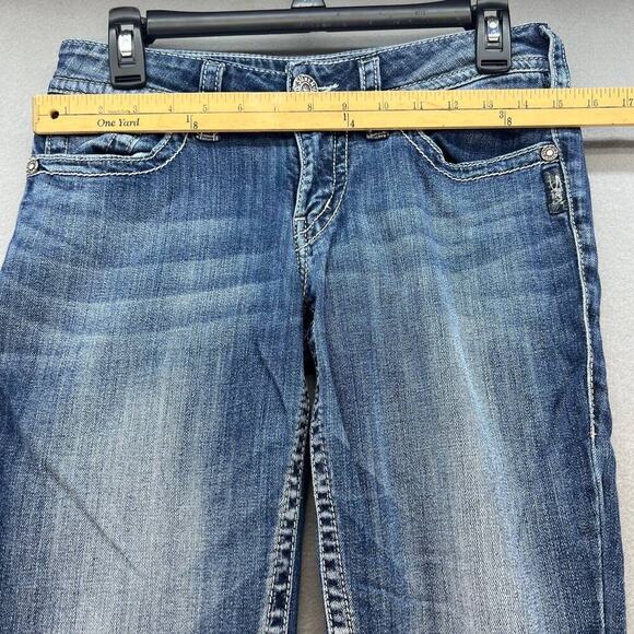 Silver Jeans Co Women's Suki Boot Cut Jeans Medium Denim Wash Blue Size 28X30 - Picture 4 of 14